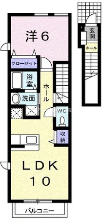 備前西市駅 徒歩20分 2階の物件間取画像